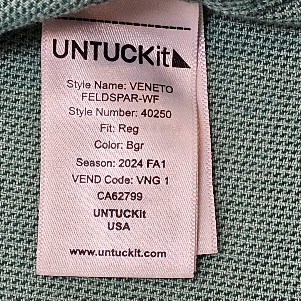 Untuckit Regular Fit Wrinkle Free Button Down Xxl - image 7